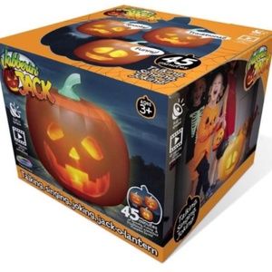 HALLOWEEN Animated Jack-O-Lantern TALKING SINGING JOKING Pumpkin 3 Faces NEW
